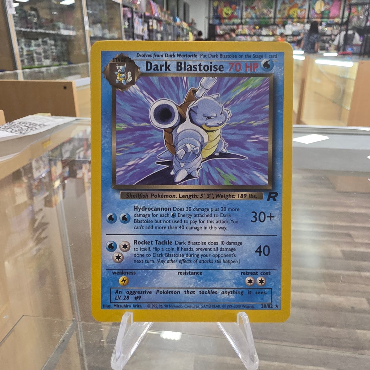 (NM) Dark Blastoise (20) - Team Rocket