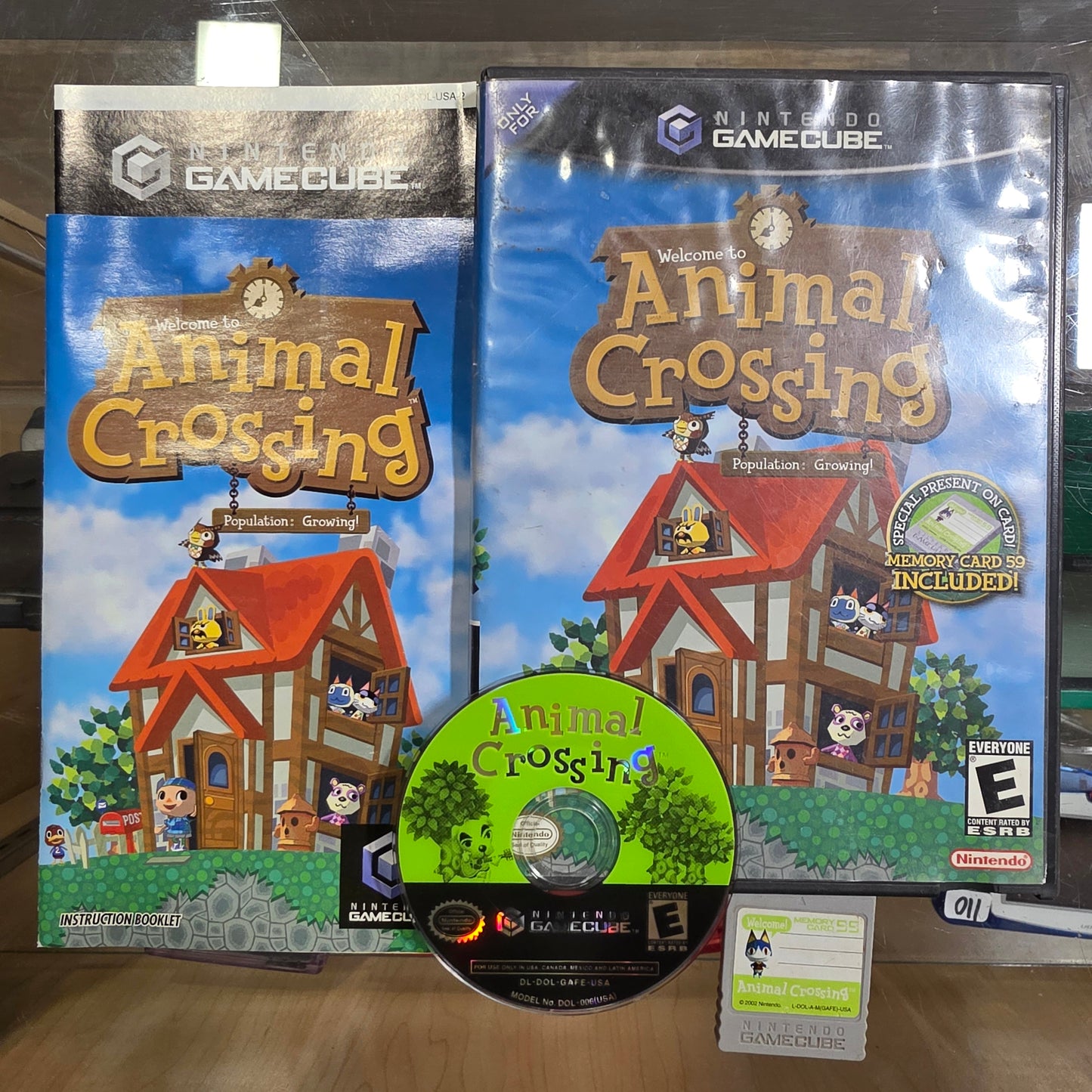 Animal Crossing Nintendo Gamecube [With Memory Card]
