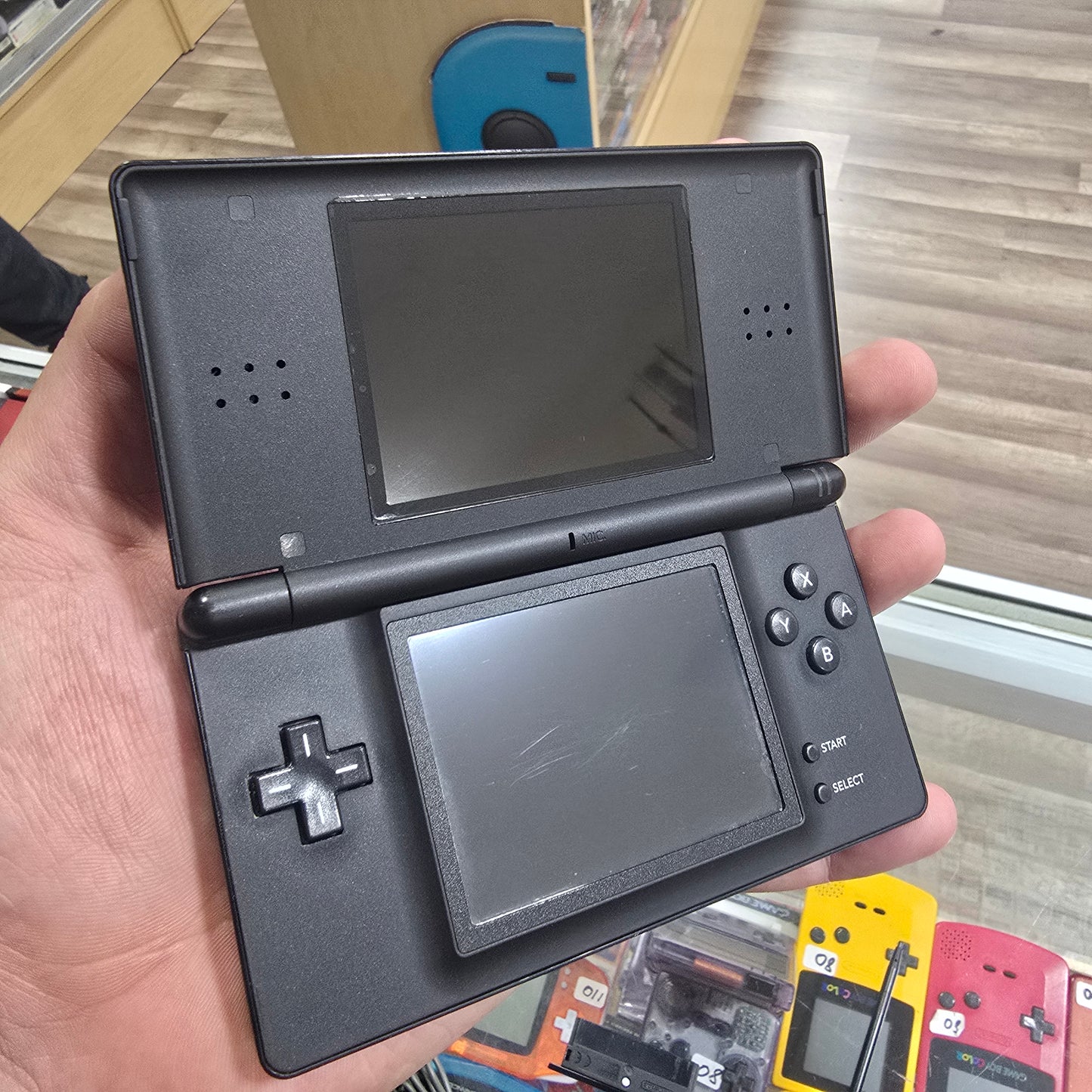 Black Nintendo DS Lite Handheld System with Charger