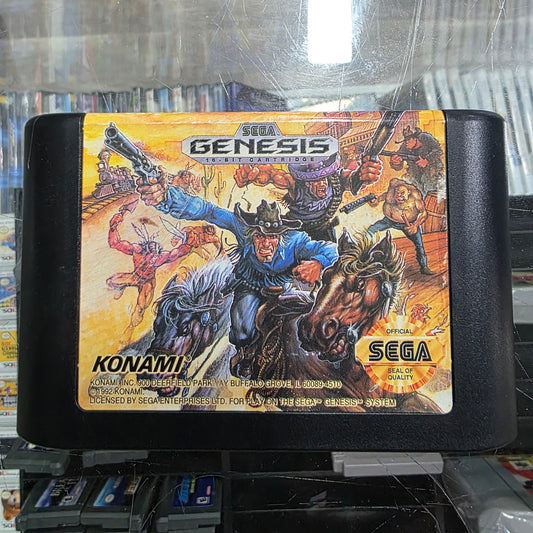 Sunset Riders Sega Genesis