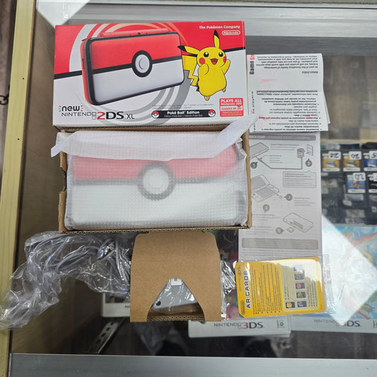 PokeBall Edition Nintendo 2DS XL System CIB (LIKE NEW)