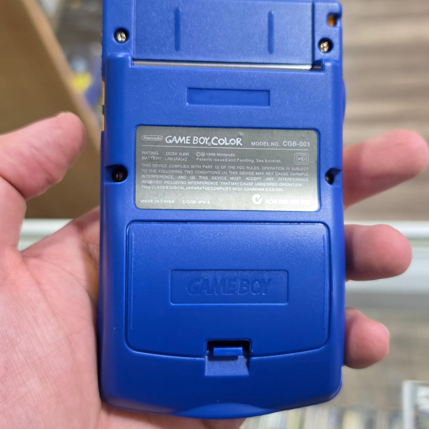 Custom Nintendo Pokemon Gameboy Color Handheld System with Custom Brighter Screen