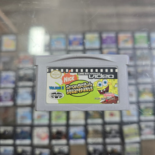 GBA Video SpongeBob SquarePants Volume 2 Nintendo Gameboy Advance