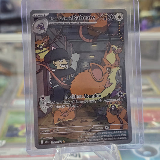 Team Rocket's Raticate - 202/182 - SV10: Destined Rivals (NM)