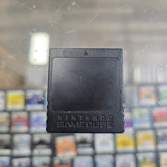 Black Nintendo GameCube OEM Memory Card