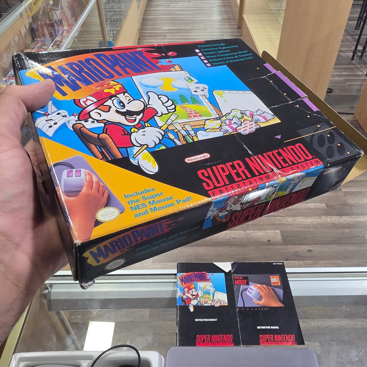 Mario Paint [Mouse Bundle] Super Nintendo