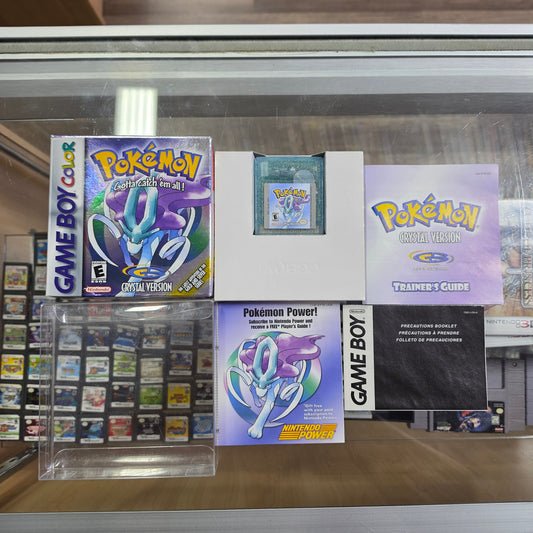 Pokémon Crystal (Authentic) CIB Nintendo Gameboy Color (Clean Box) - Misprint