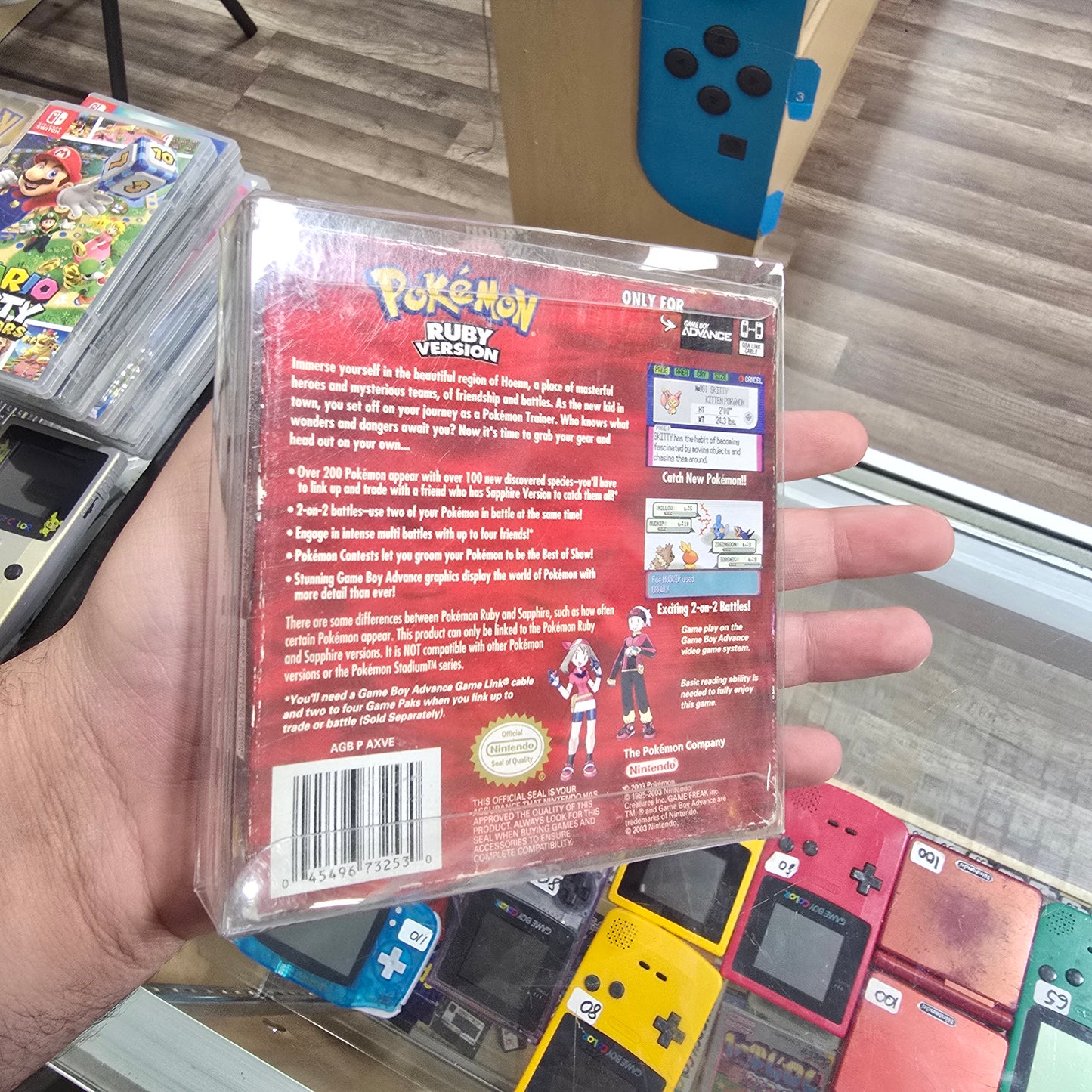 Pokémon Ruby (Authentic) Nintendo Gameboy Advance with Box and Manual