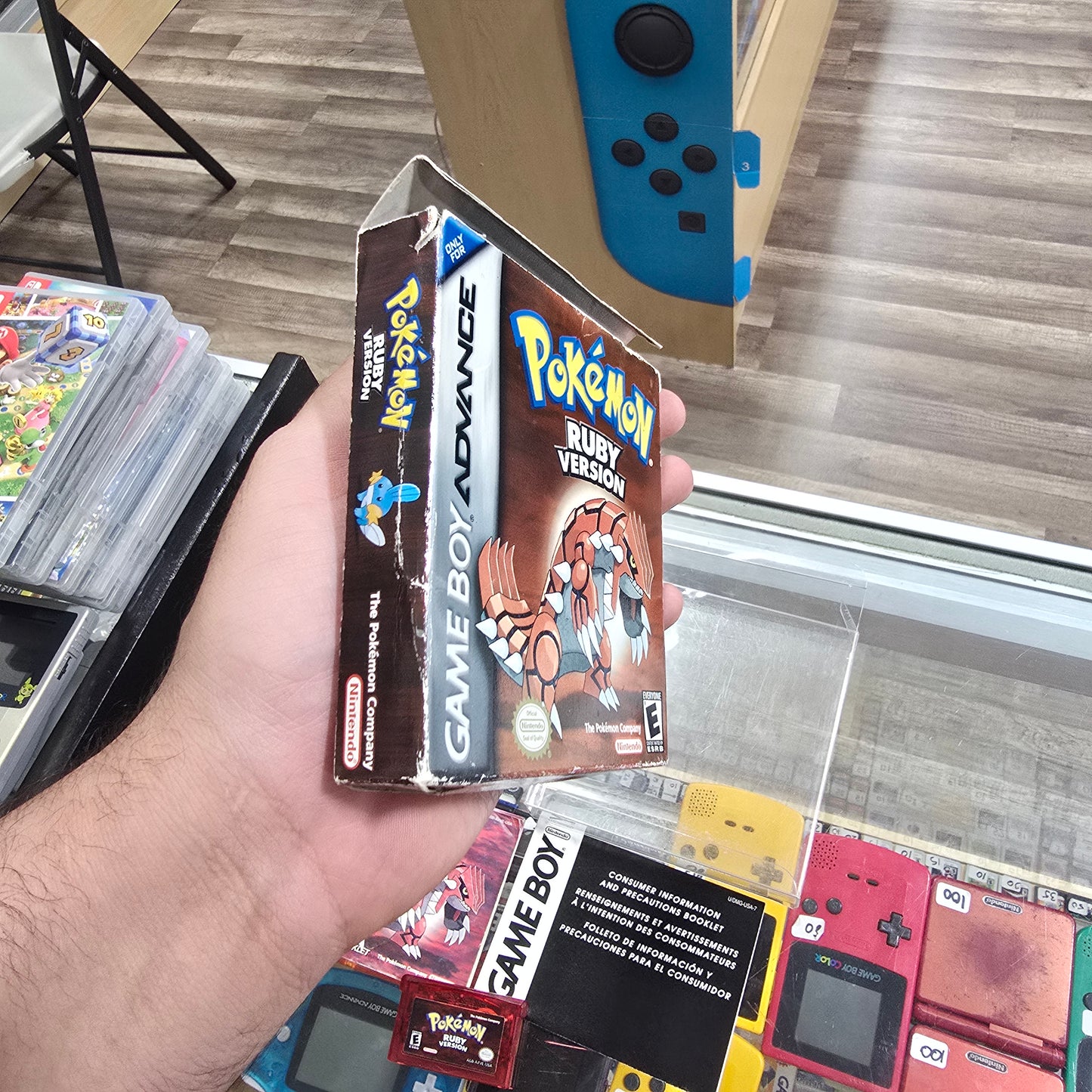 Pokémon Ruby (Authentic) Nintendo Gameboy Advance with Box and Manual