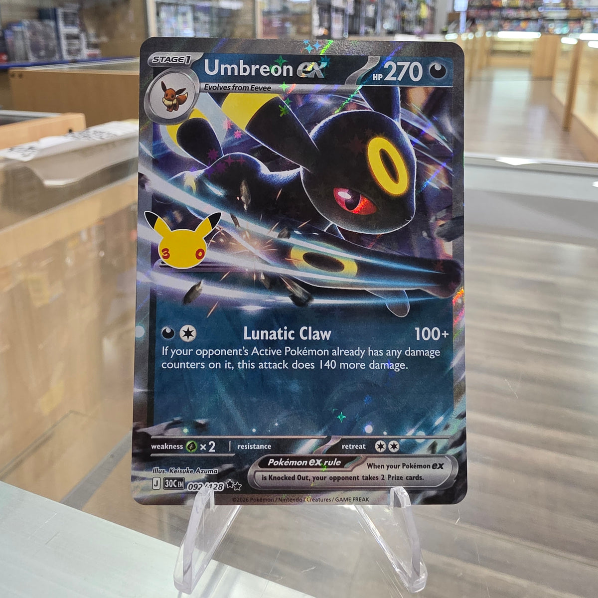 (NM) Umbreon ex - ME: 30th Celebration