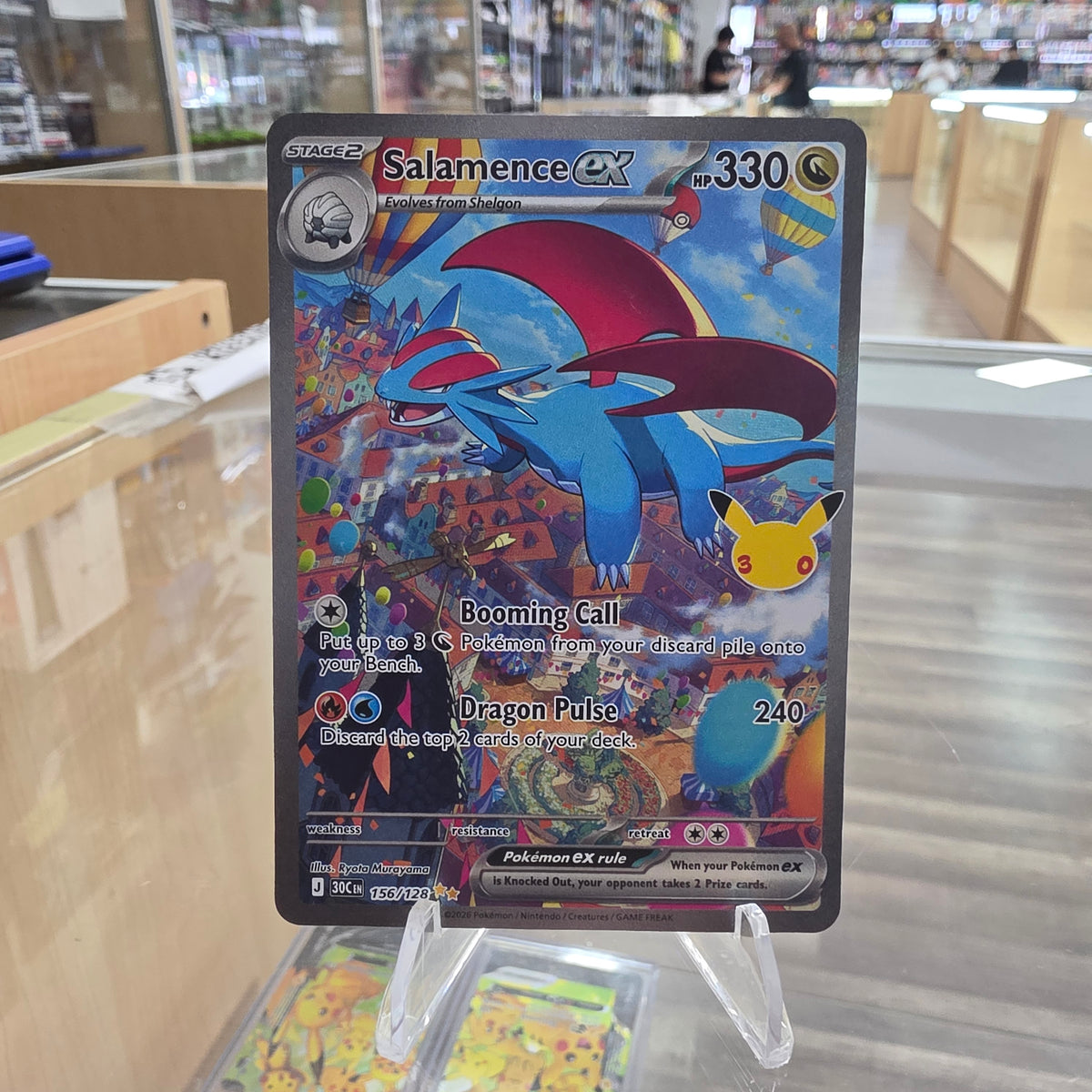 (NM) Salamence ex - 156/128 - ME: 30th Celebration