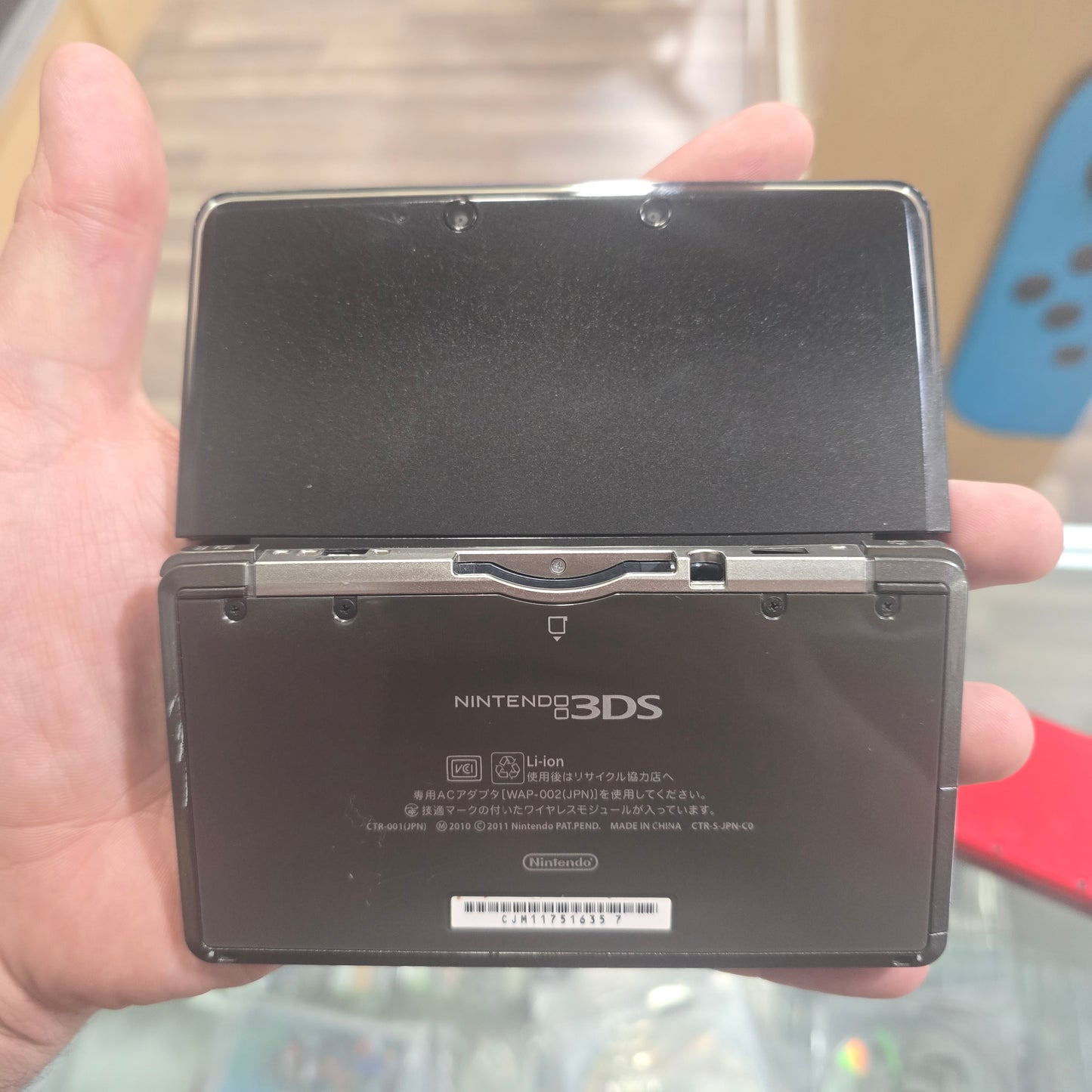 Black Nintendo 3DS Handheld System (US Region) with Digital Games