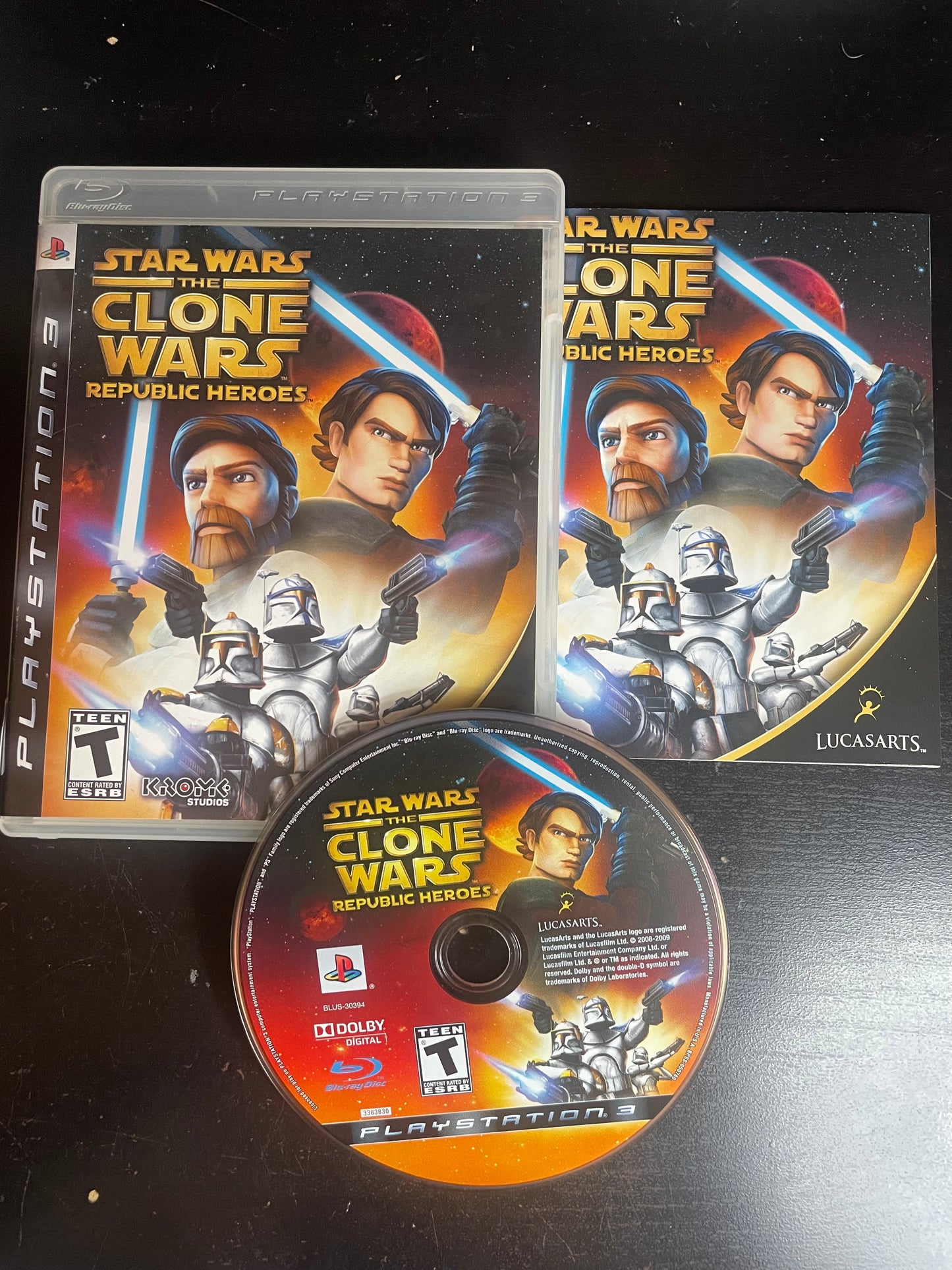Star Wars the Clone Wars Republic of Heroes PlayStation 3 CIB