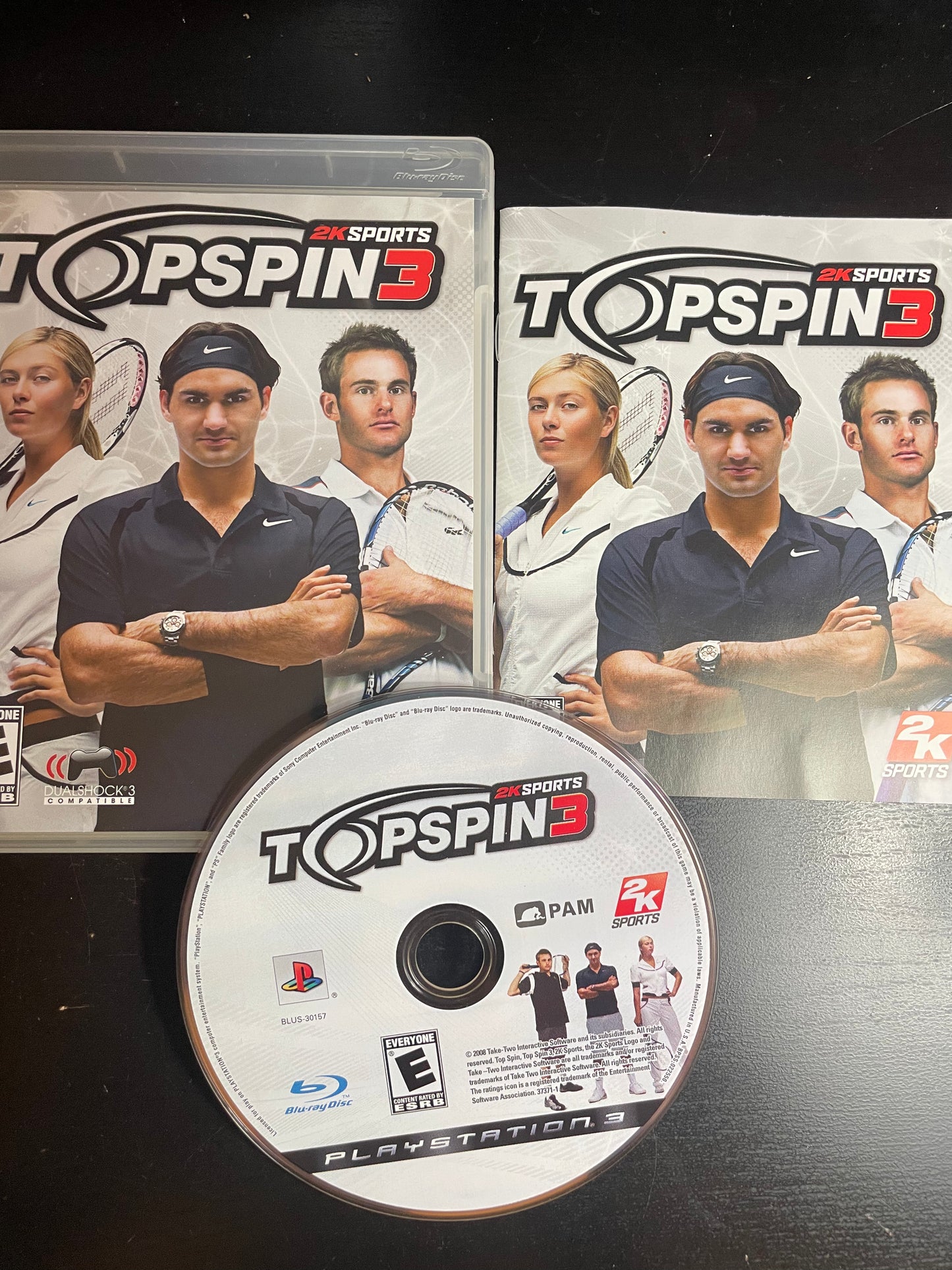 Top Spin 3 PlayStation 3 CIB