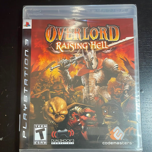 Overlord Raising Hell PlayStation 3 New